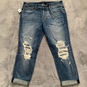 NWT | J Brand Mid Rise Ripped Jeans